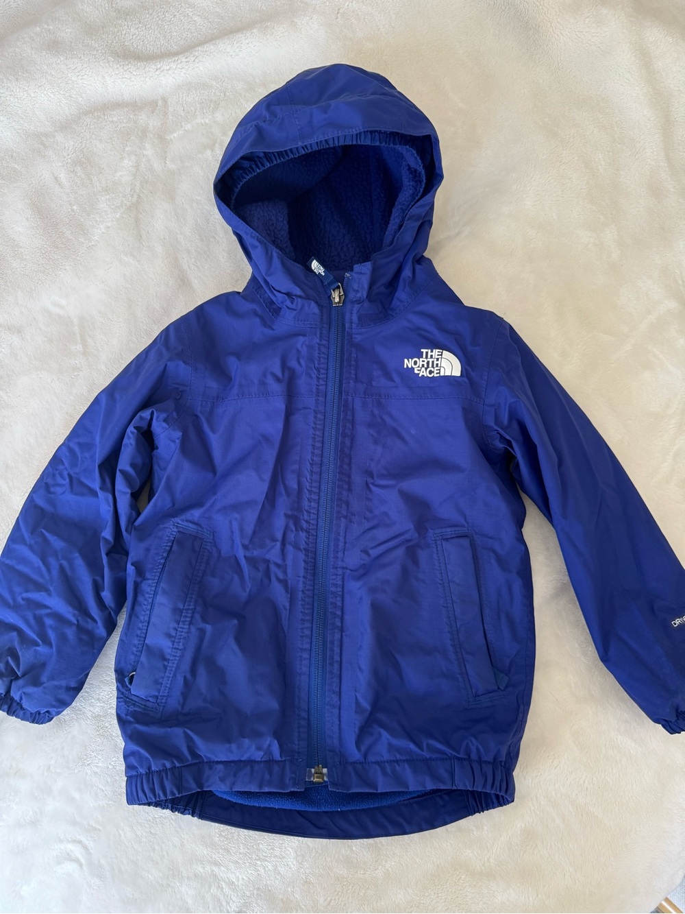The North Face Warm Antora Waterproof Rain Jacket in Royal Blue — 3T